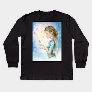 Enchanted By Scot Howden Kids Long Sleeve T-Shirt